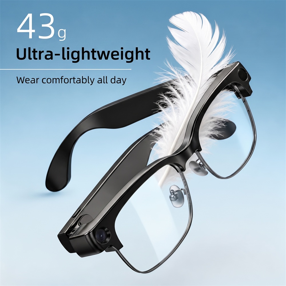 800W Camera Smart Glasses Men  - Video Gaming & Esports Usd Acc 评论和价格