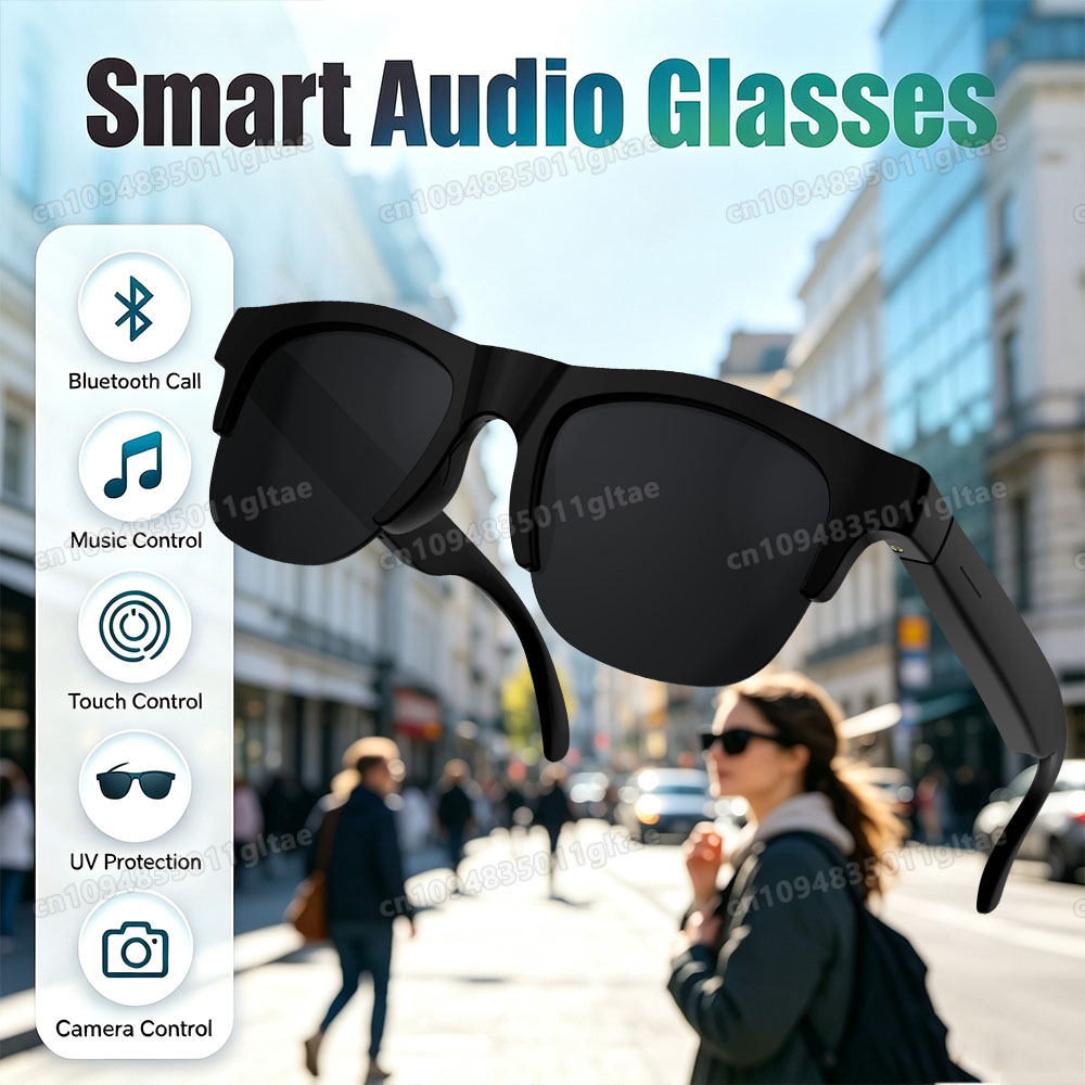 NEW Smart Glasses V5.3 Bluetoo - Video Gaming & Esports Usd Acc 评论和价格