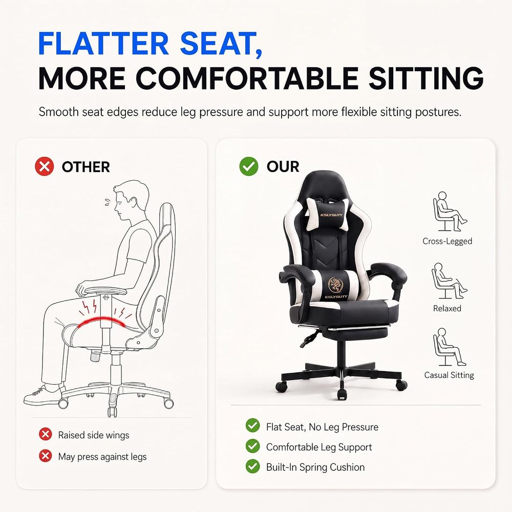 Desk Computer Gaming Chair - H - Video Gaming & Esports Usd Acc 评论和价格