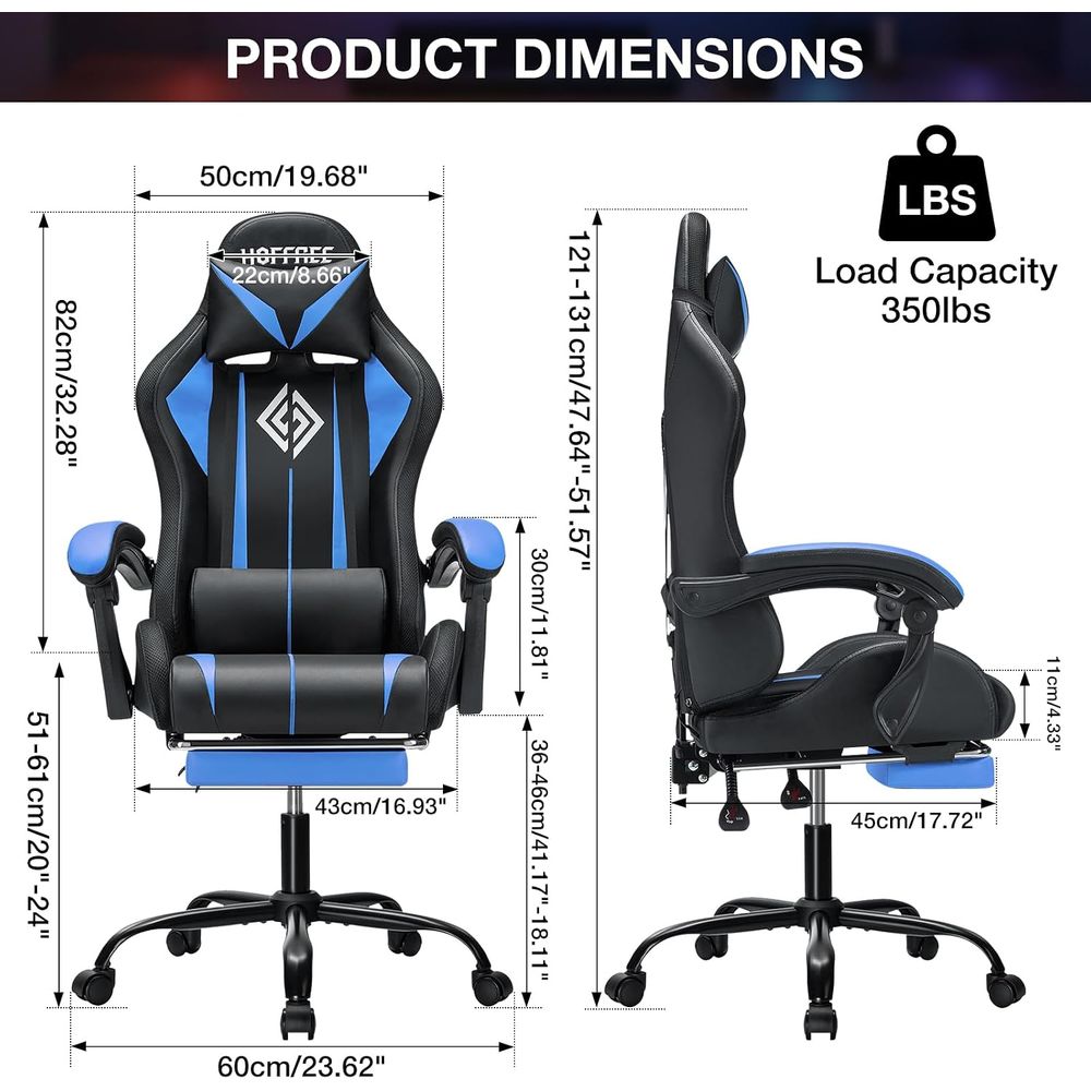 LED Gaming Chair with Massage  - Video Gaming & Esports Usd Acc 评论和价格